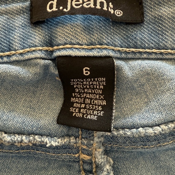 d. jeans Blue Straight Leg Jeans - Picture 3 of 4
